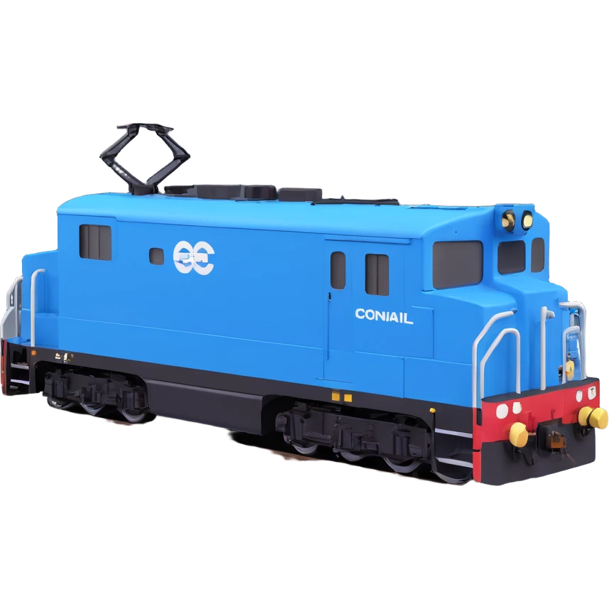 Conrail electric boxy locomotive emoji