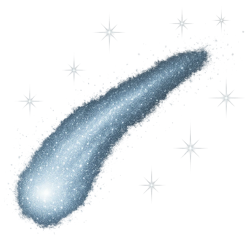 sparkling comet emoji