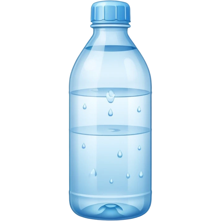Make a bottle of water emoji