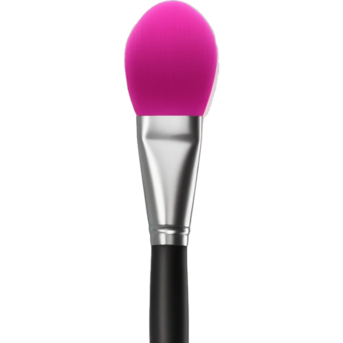 Makeup brush pink emoji