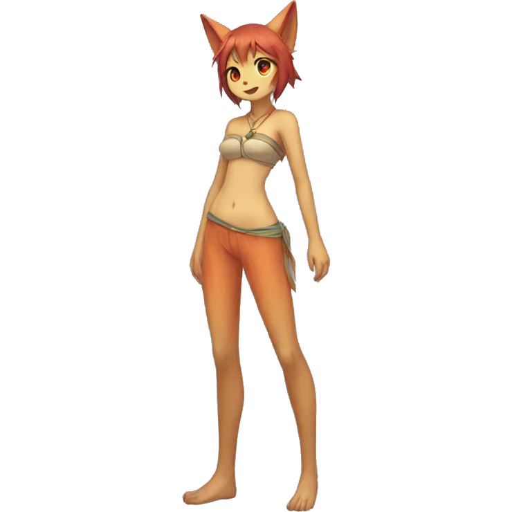 Anthro Sona Fakémon Full Body emoji