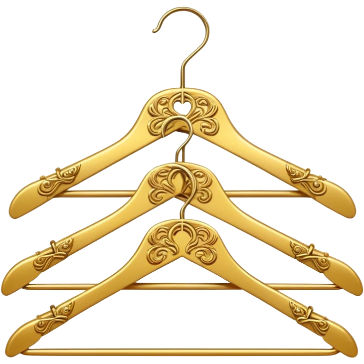 fancy clothes hangers emoji