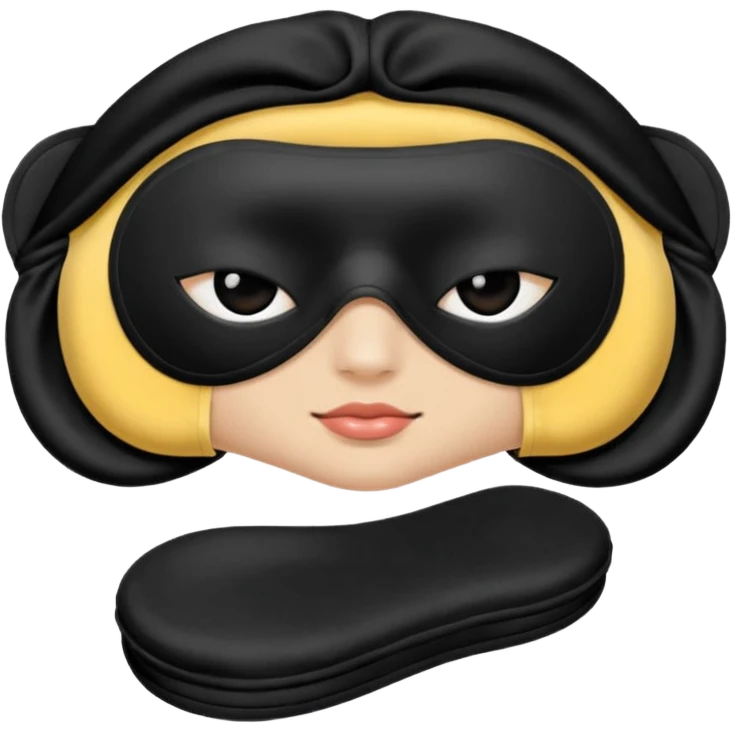 sleep mask
 emoji