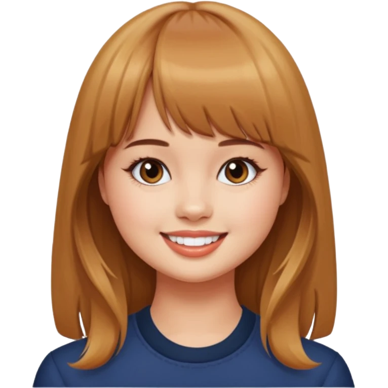 Debby Ryan with straight bangs emoji