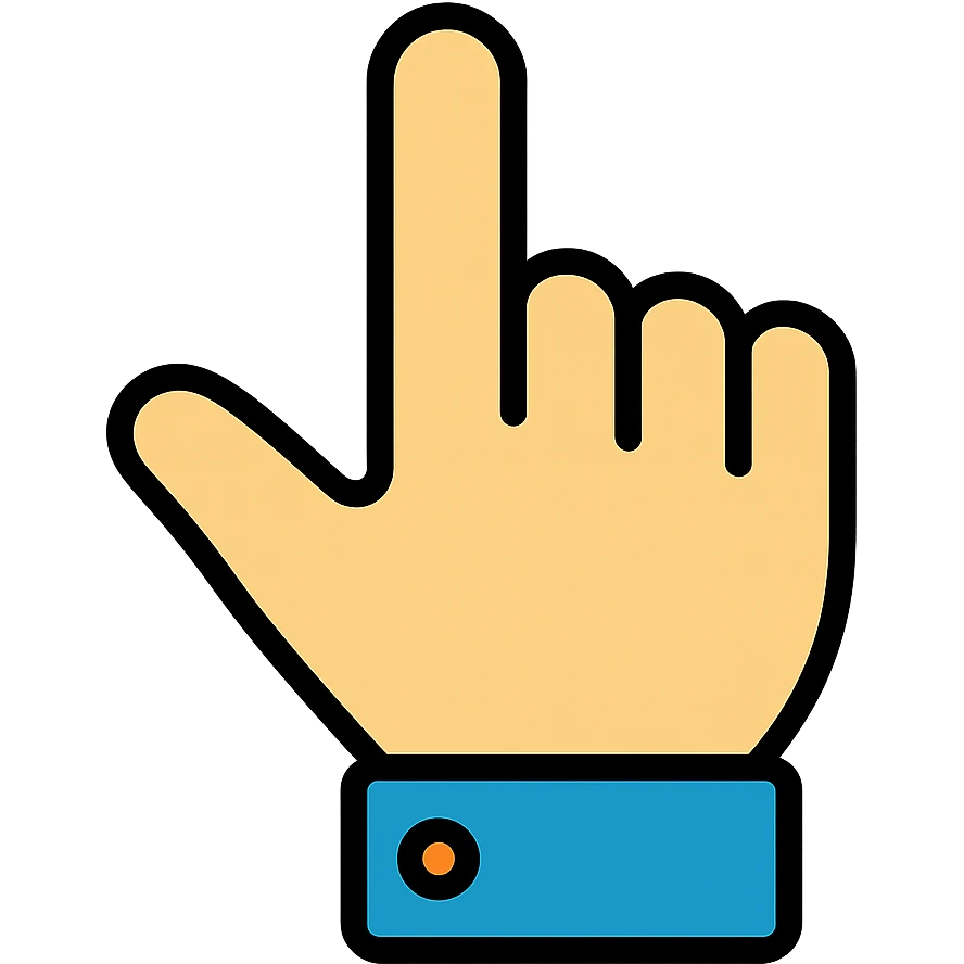 index finger emoji