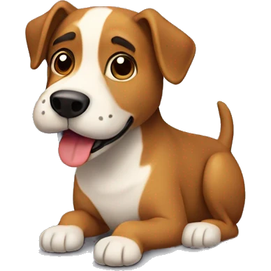 perro con un B emoji