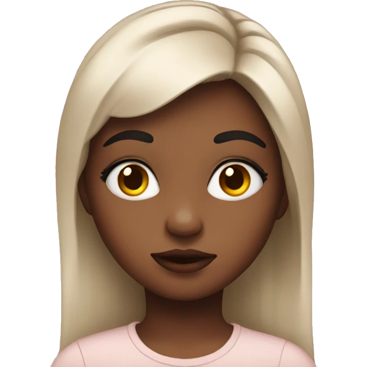 child with makeup emoji