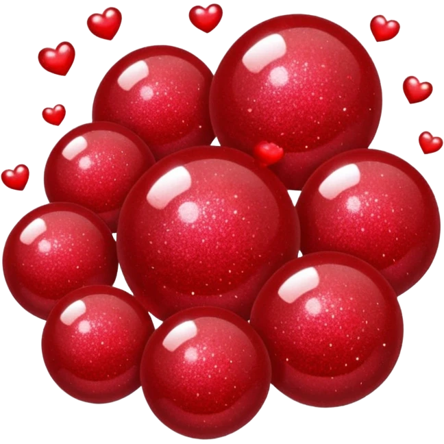 red glitter setor emoji