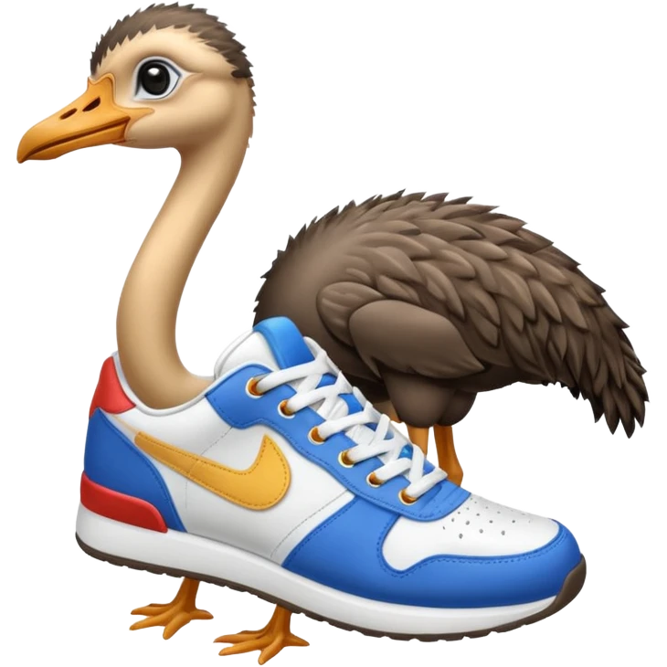 emojis.com ostrich-in-sneakers emoji