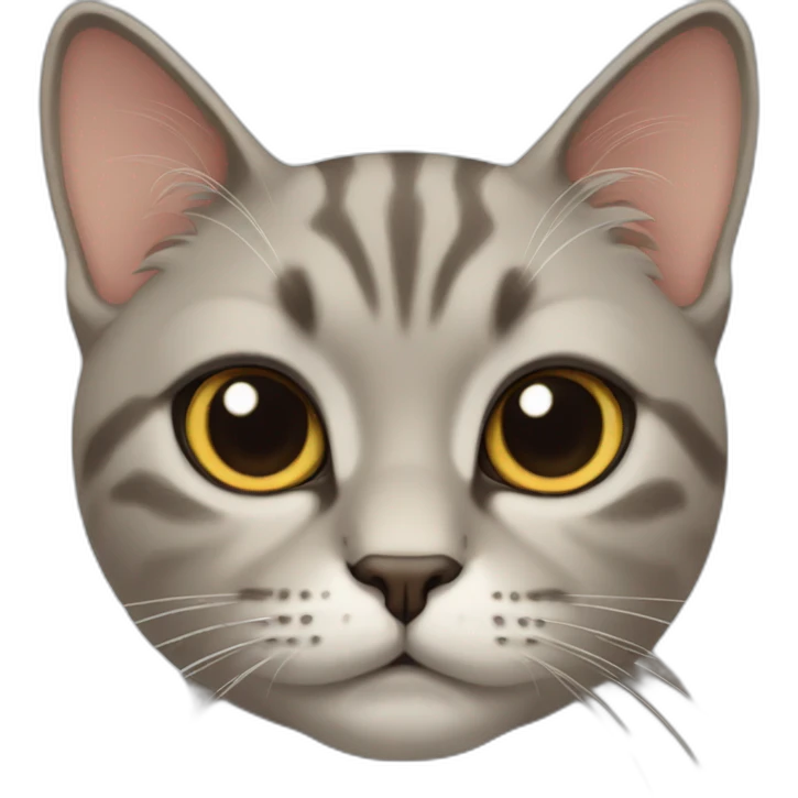 Cat raising eyebrow emoji