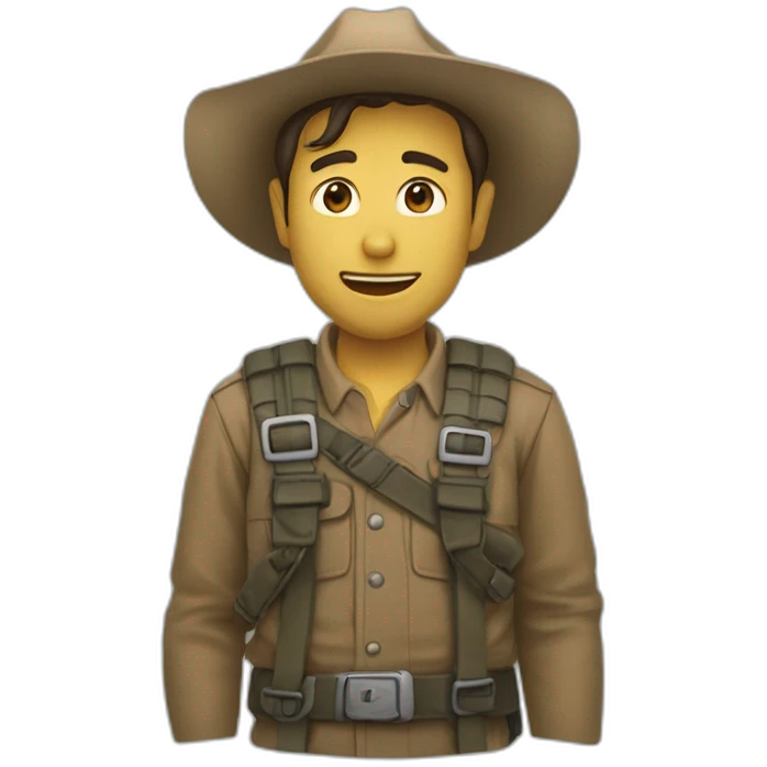 Camareros repartiendo  emoji