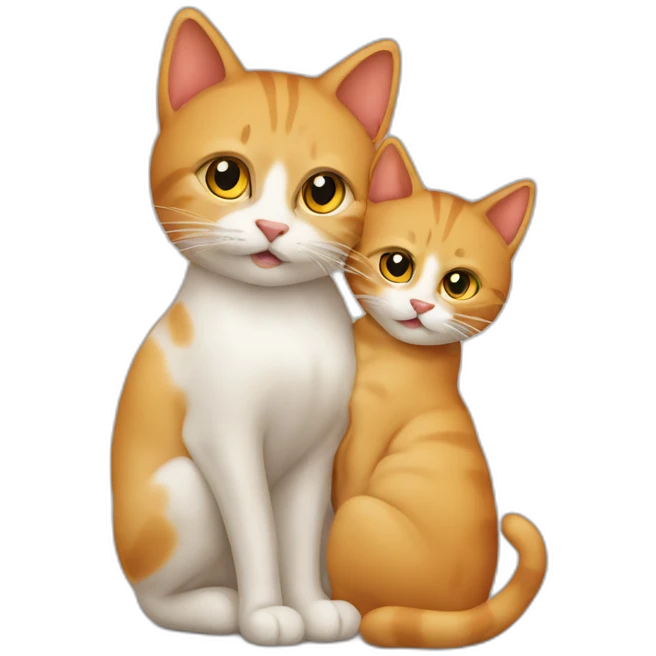 Cat sex with human emoji