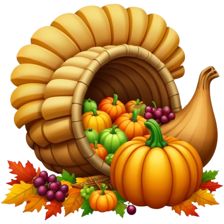 thanksgiving cornucopia emoji