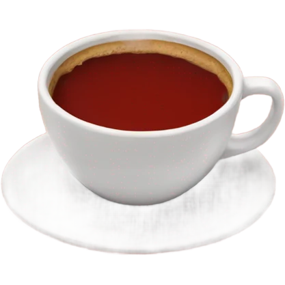 coffee red aesthetic emoji