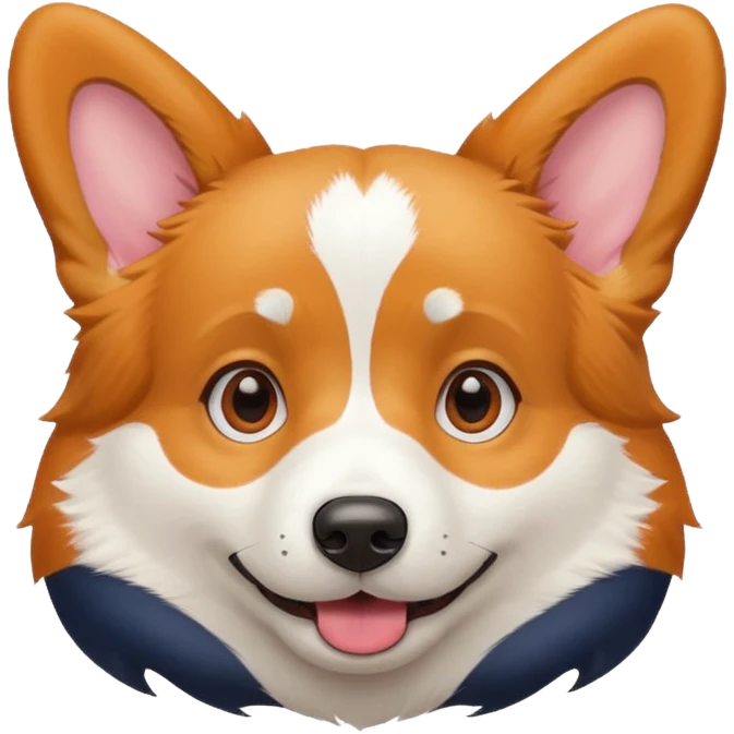 corgi dog face emoji