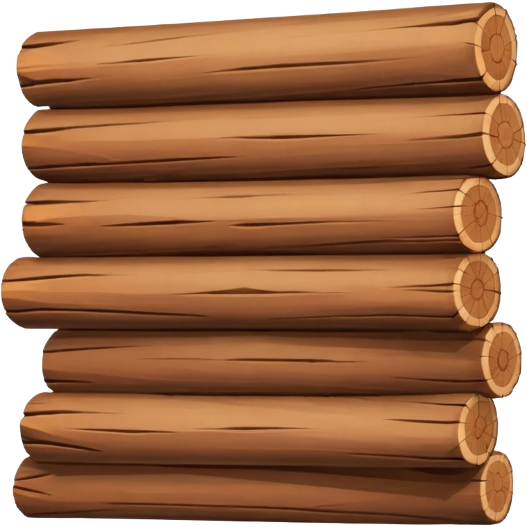 wooden logs emoji