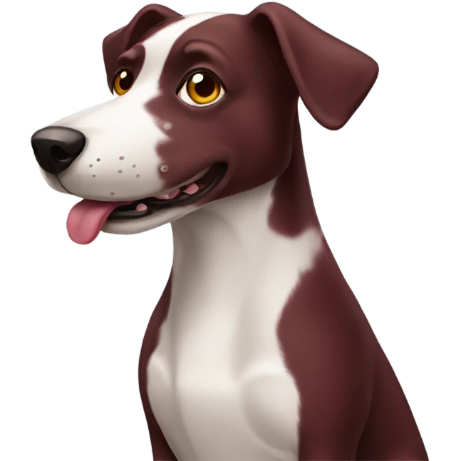 Red wine dog emoji
