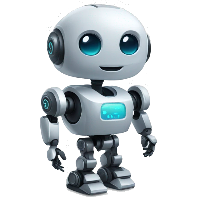 cute fintech robot emoji