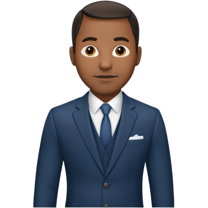 hot male  40 year old  black male professional better suit emoji