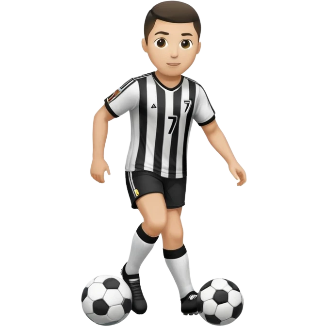 T shirt with number seven and Ronaldo emoji