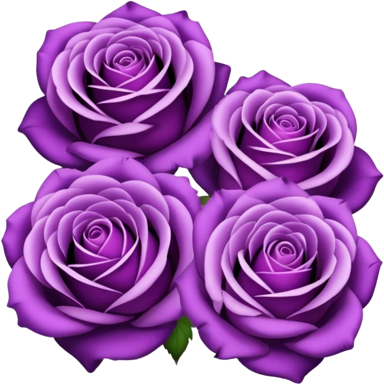 Purple roses emoji