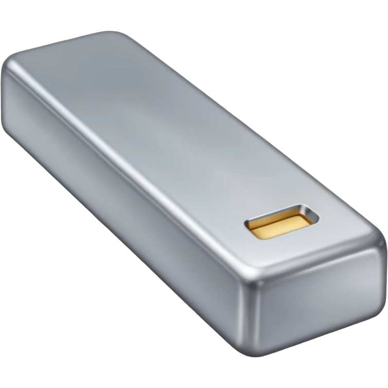 Create the silver bar in these style. emoji
