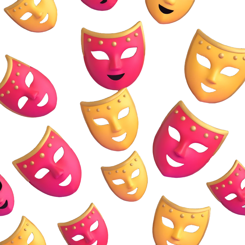theatre masks drama comedy tragedy emoji