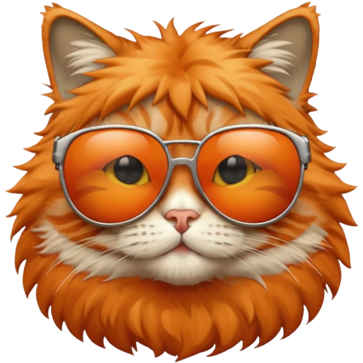 Cat wearing sunglasses emoji