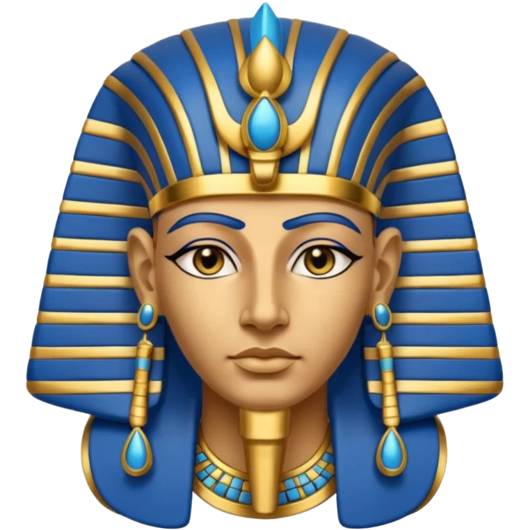 Pharaoh  face character face only front face

 emoji