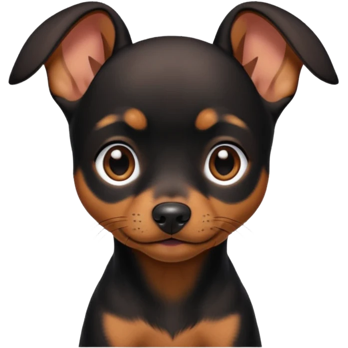 cachorro pinscher  emoji