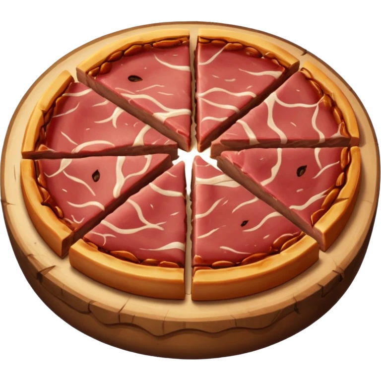 round meat slice roasted  emoji