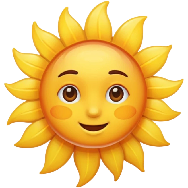 sunny day emoji