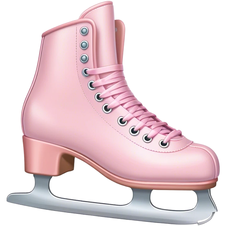 Light pink ice skates emoji