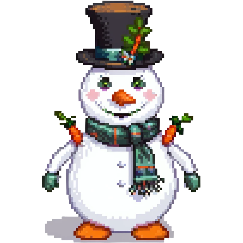classic snowman emoji