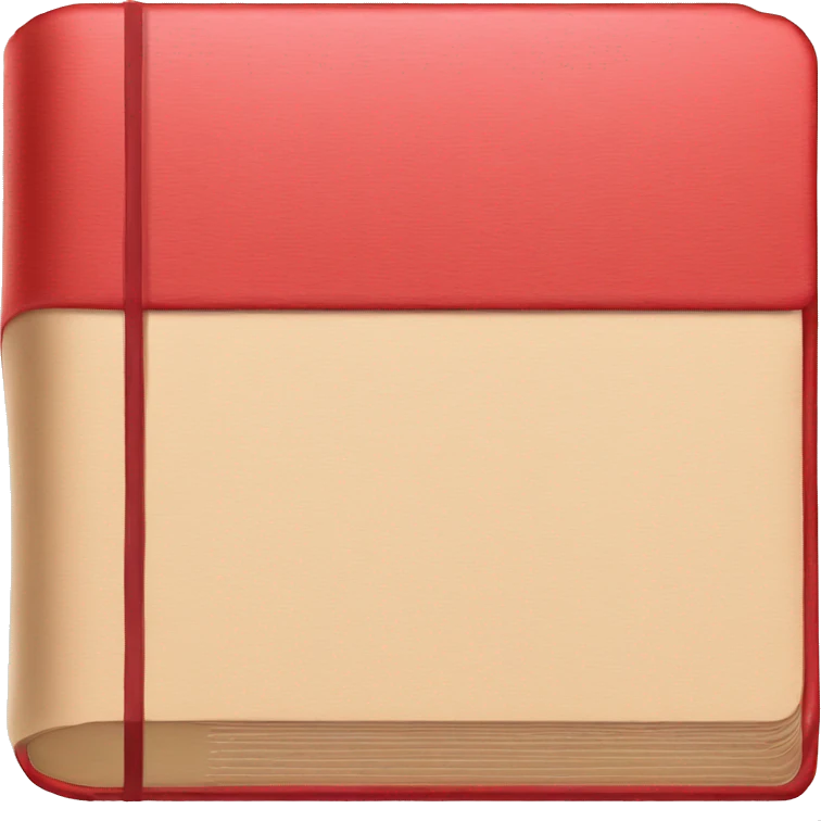 cherry red book emoji