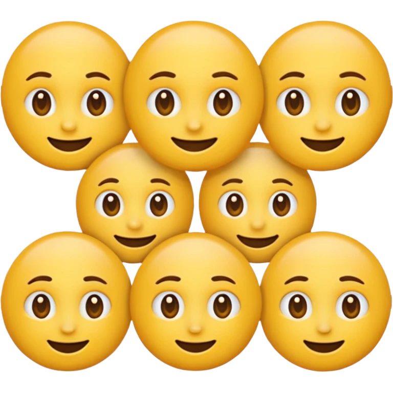 Emoji, yellow round teasing smile emoji