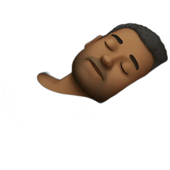 man sleeping emoji
