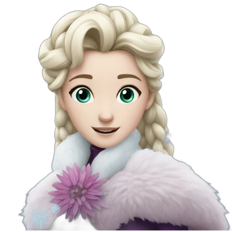 A Frozen Flower emoji