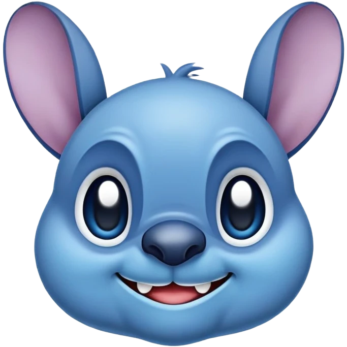 Ein Stitch Emoji der lächelt emoji