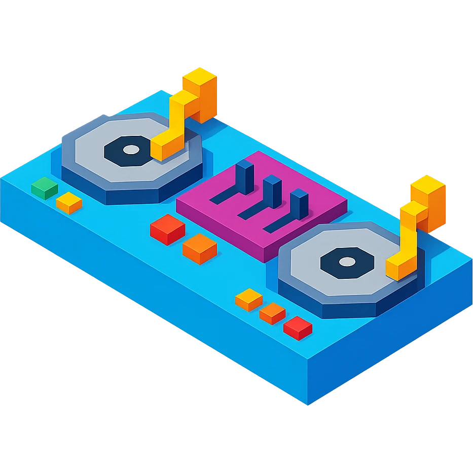 DJ turntables emoji