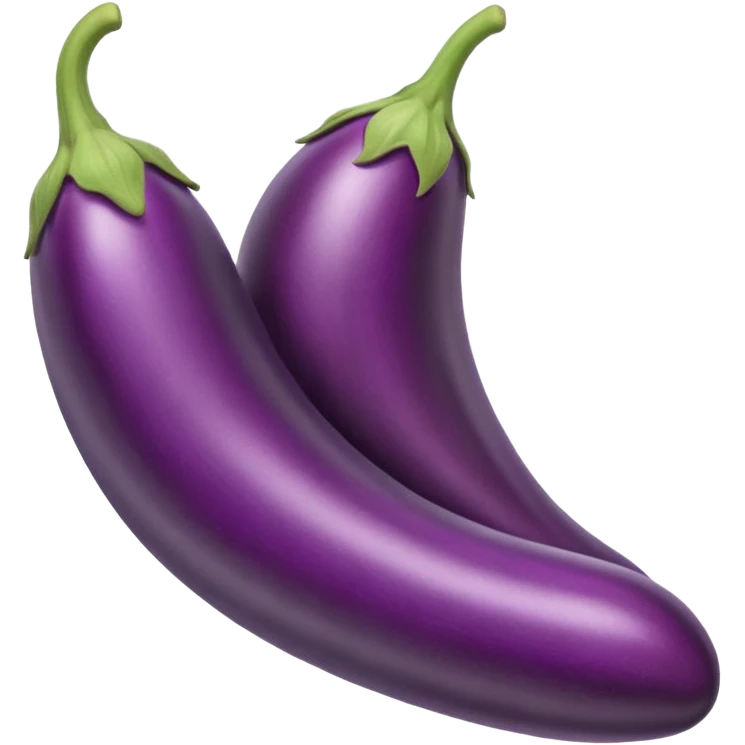 A dick looking eggplant emoji