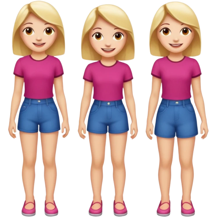 Голі дівчата в повний ріст emoji