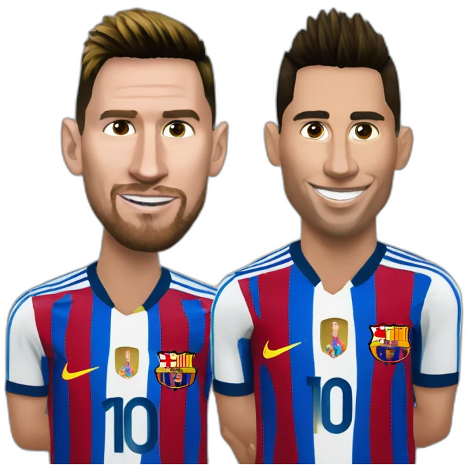 messi sur ronaldo emoji
