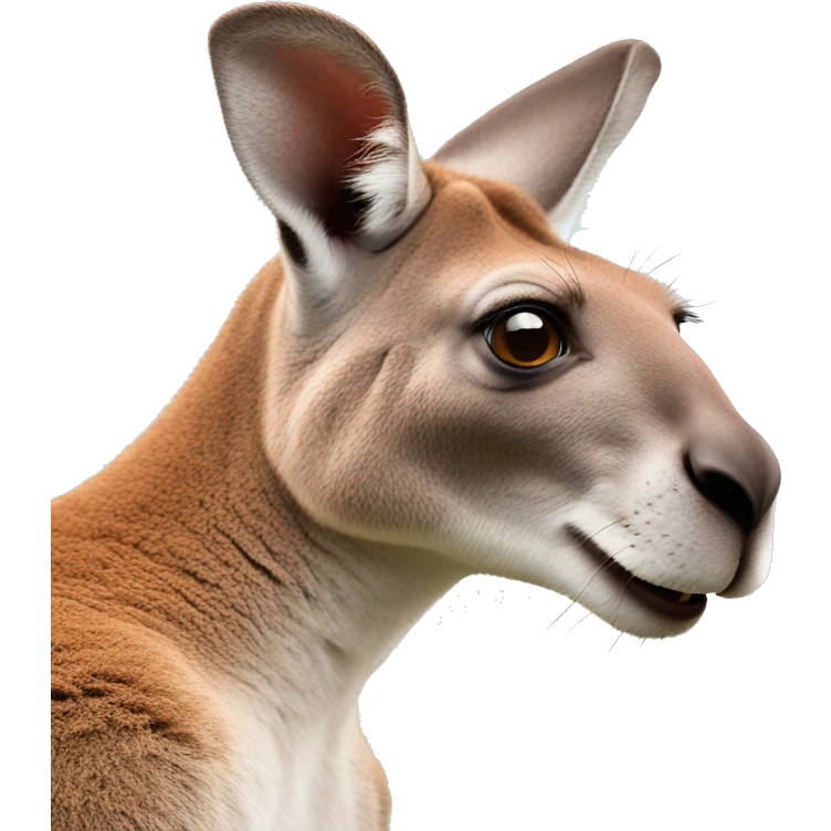 Kangaroo in park emoji