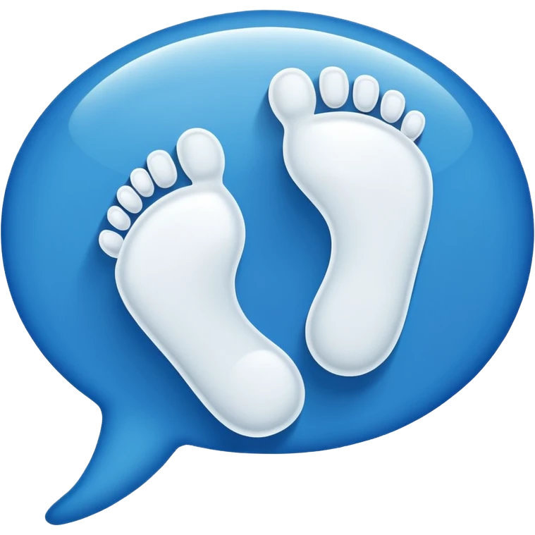 a text message bubble thats says "footjob?" emoji