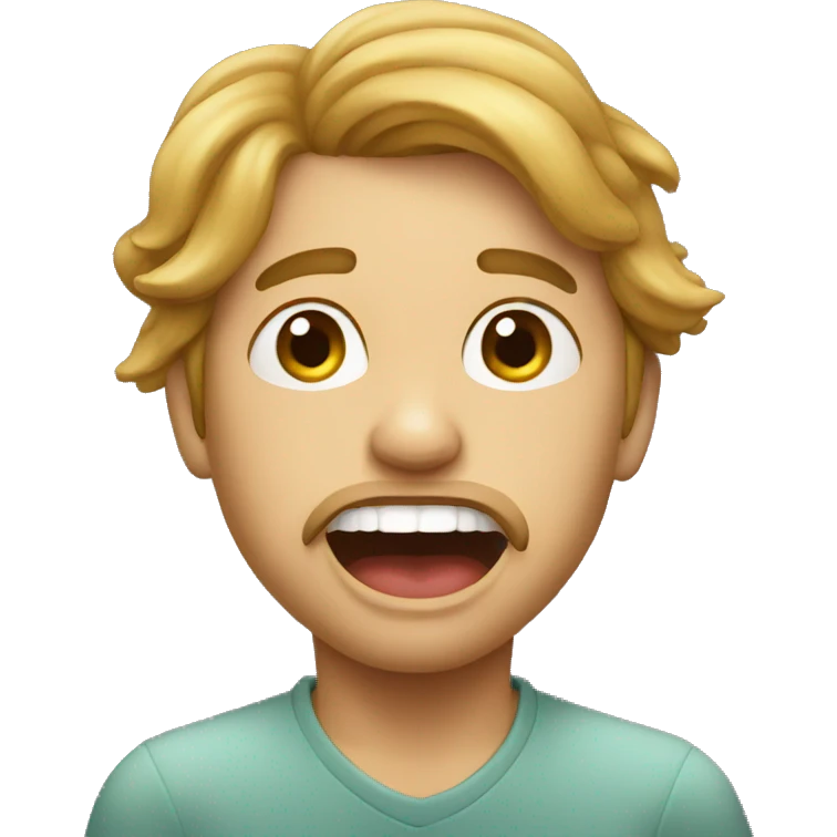 Emoji that bites its lip emoji