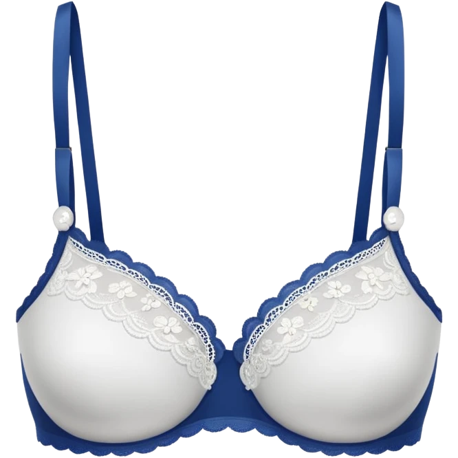 WHite cotton brassiare emoji