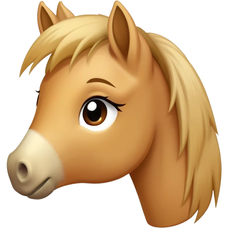 pony being brushed emoji