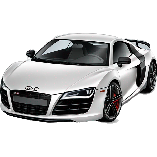 Une audi r8 Abt emoji