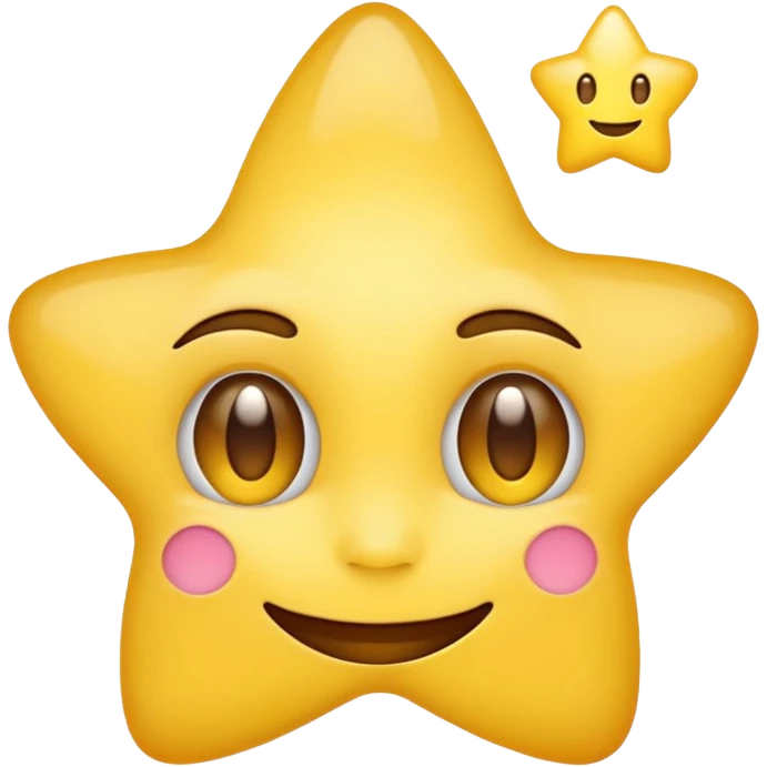 Smiling emoji with star eyes emoji